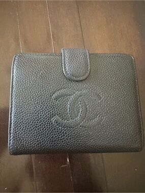 Chanel Cavier Compact French Wallet